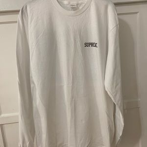 Supreme overfiend long sleeve tee white new ls